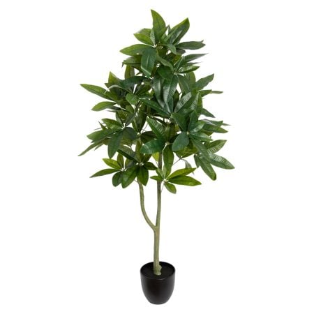 Arbre à monnaie artificiel en pot noir, 48''