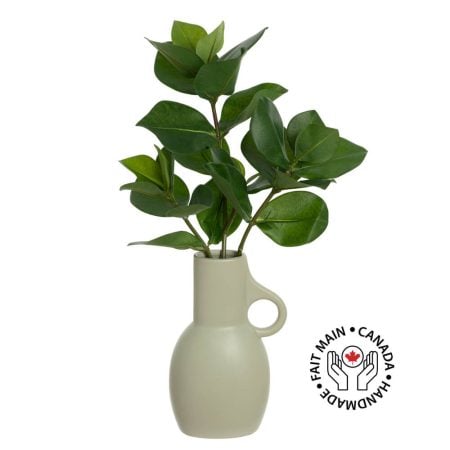 Feuillage artificiel en vase
