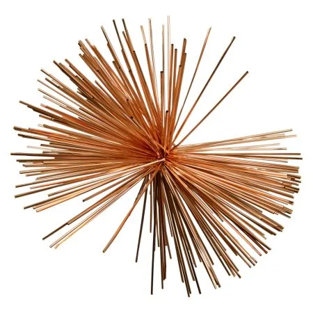 Foldable copper star Christmas decoration