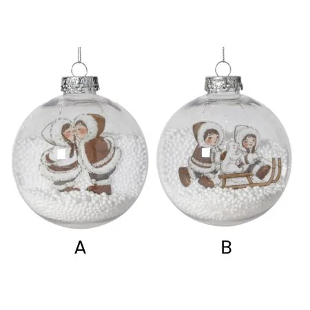 Winter figurine Christmas ornament, 4'' - Décors Véronneau