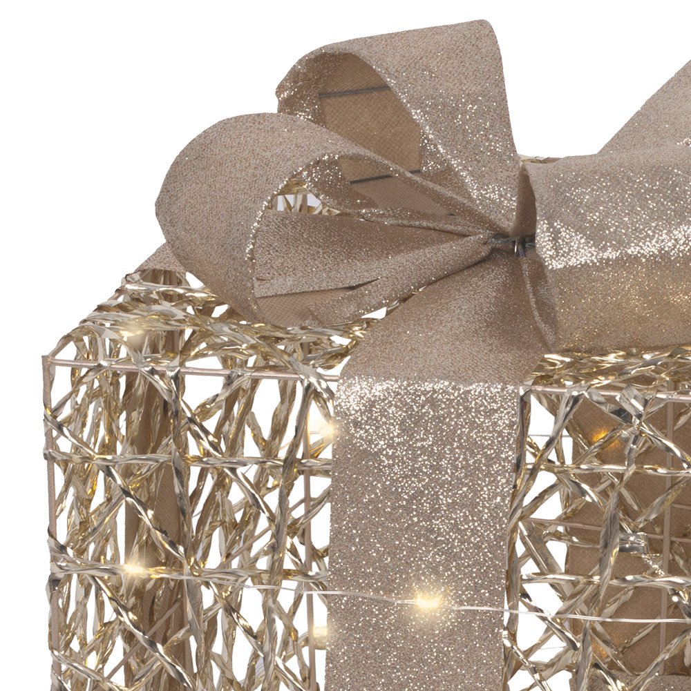 Cadeau de Noël décoratif illuminé à DEL - Décors Véronneau