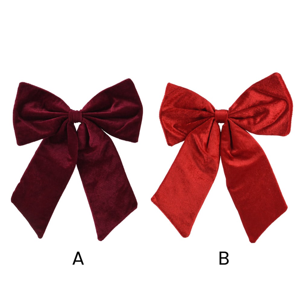 Boucle de Noël rouge en polyester - Décors Véronneau