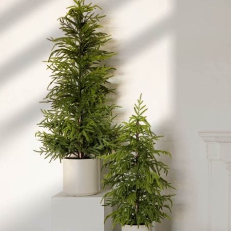 Real-touch artificial potted cypress tree - Décors Véronneau