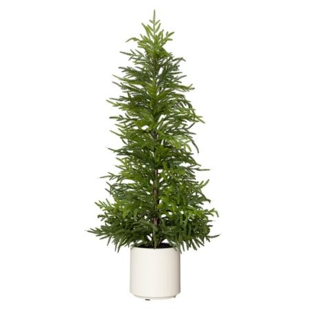 Sapin de cyprès artificiel au toucher réel en pot