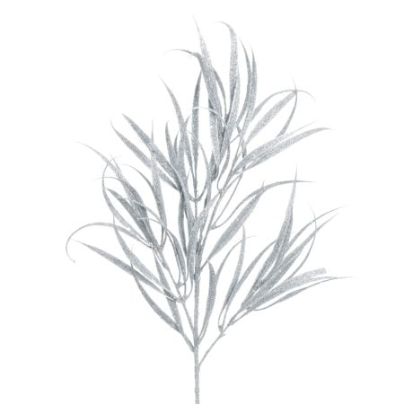 Tige d'eucalyptus willow argent artificiel, 35,5''