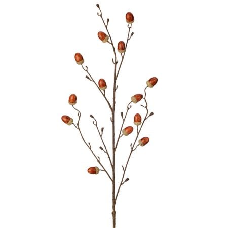 Artificial acorn fall decorative twig, 40''