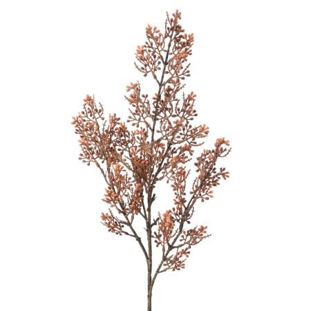 Weathered seeded berry faux spray, 29''
