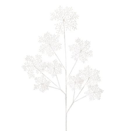 Branche de flocons de neige décoratifs pour sapin de Noël, 36''