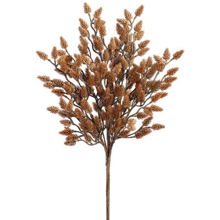 Artificial small pinecone bouquet, 19''