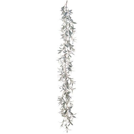 Guirlande de feuillage gris-vert artificiel, 72''