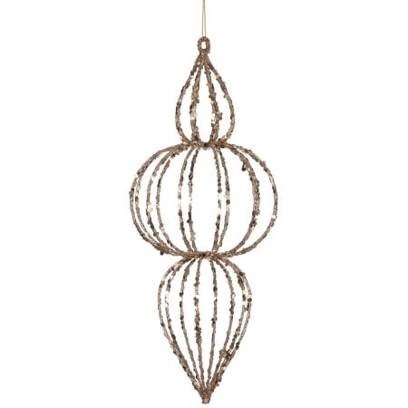 Oversized openwork finial tree ornament, 11