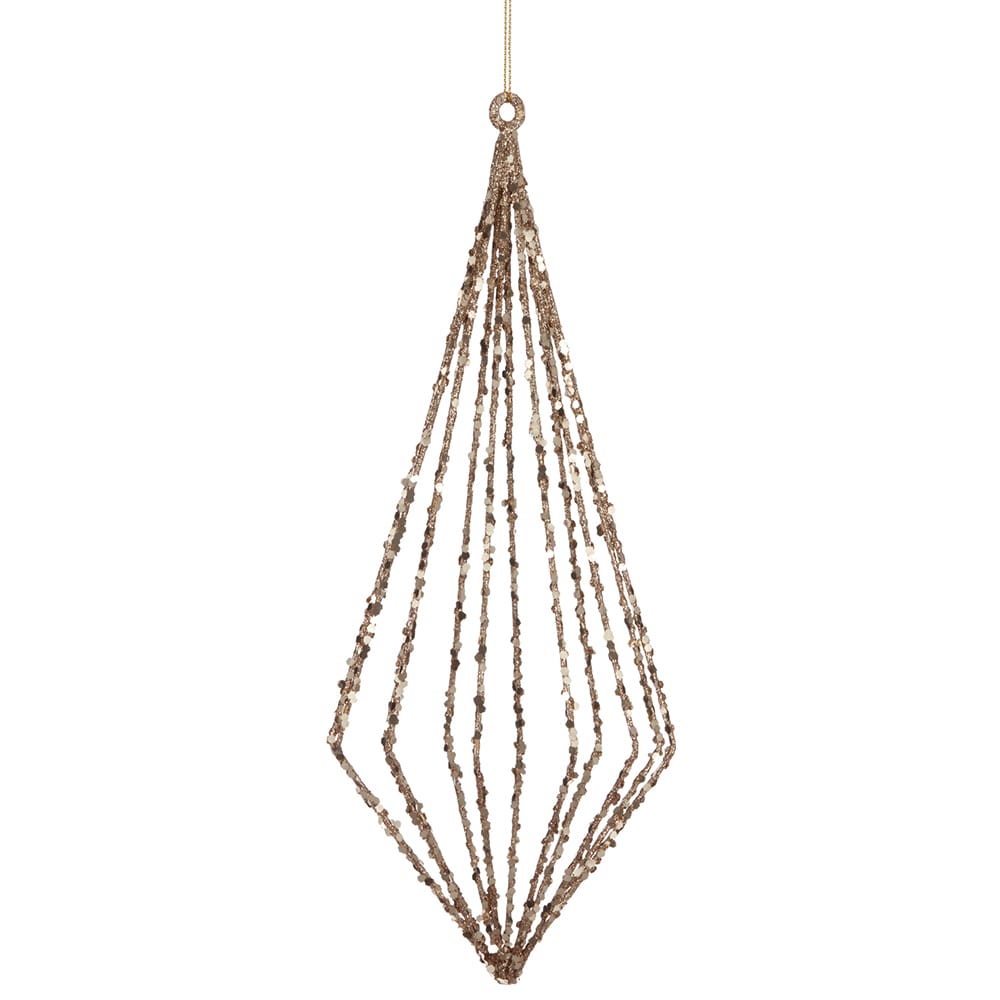 Ornement de Noël cristal ajouré surdimensionné - Décors Véronneau