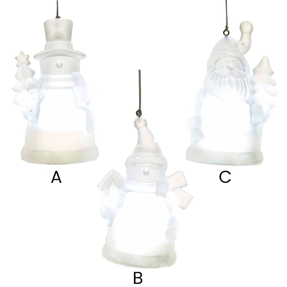 Ornement de Noël personnage illuminé - Décors Véronneau