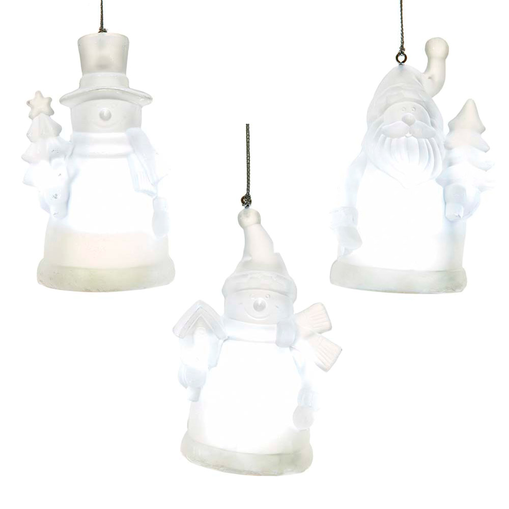 Ornement de Noël personnage illuminé - Décors Véronneau