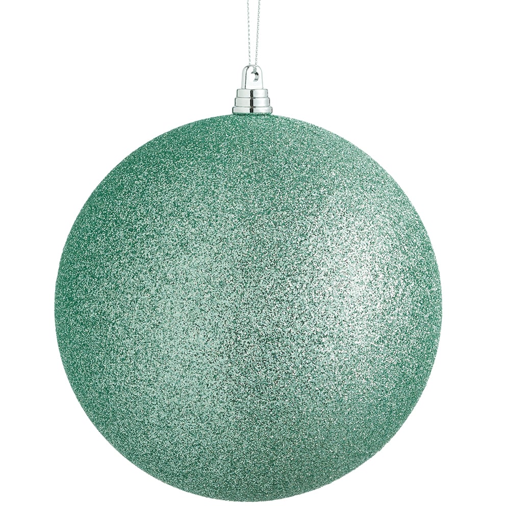 Boule de Noël scintillante aqua - Décors Véronneau