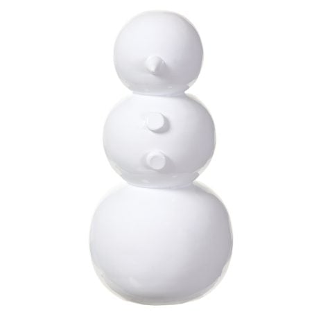 White snowman Christmas decoration, 9,5''