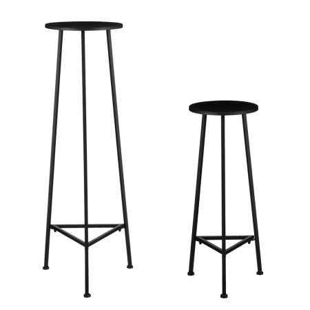 Black plant table stand