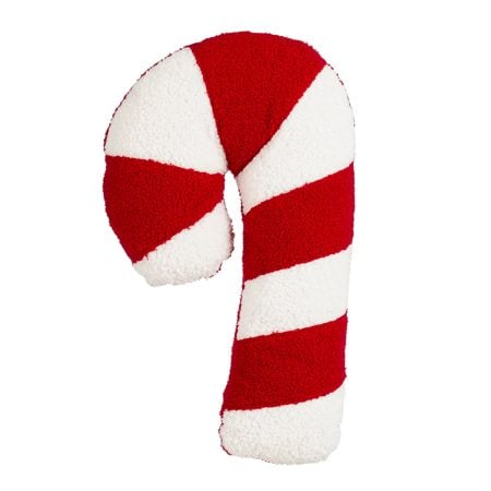 Candy cane Christmas cushion, 17,5 x 10,5''