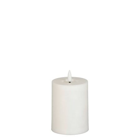 Battery-operated flameless outdoor LED candle, 4 x 3''