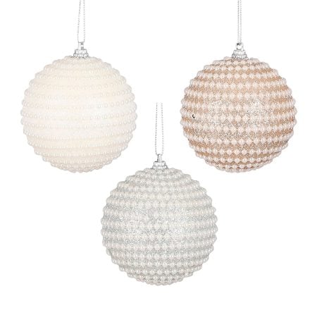 Shatterproof pastel Christmas ball, 3''