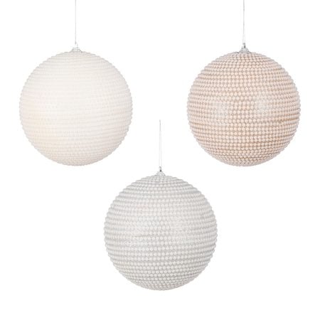 Shatterproof pastel Christmas ball, 6''