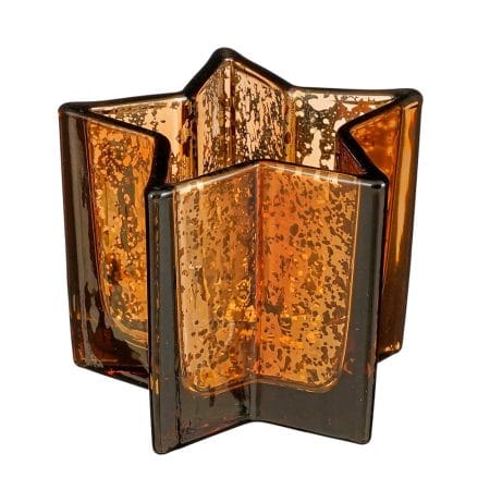 Porte-bougie votive de Noël étoilé, 4 x 4,5'' - A - Décors Véronneau