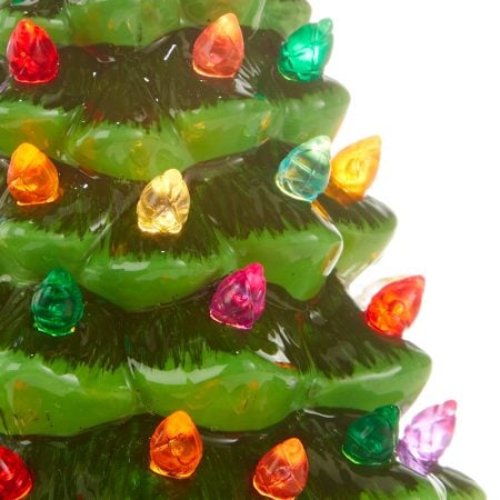 Veilleuse sapin de Noël en céramique, 6'' - Décors Véronneau