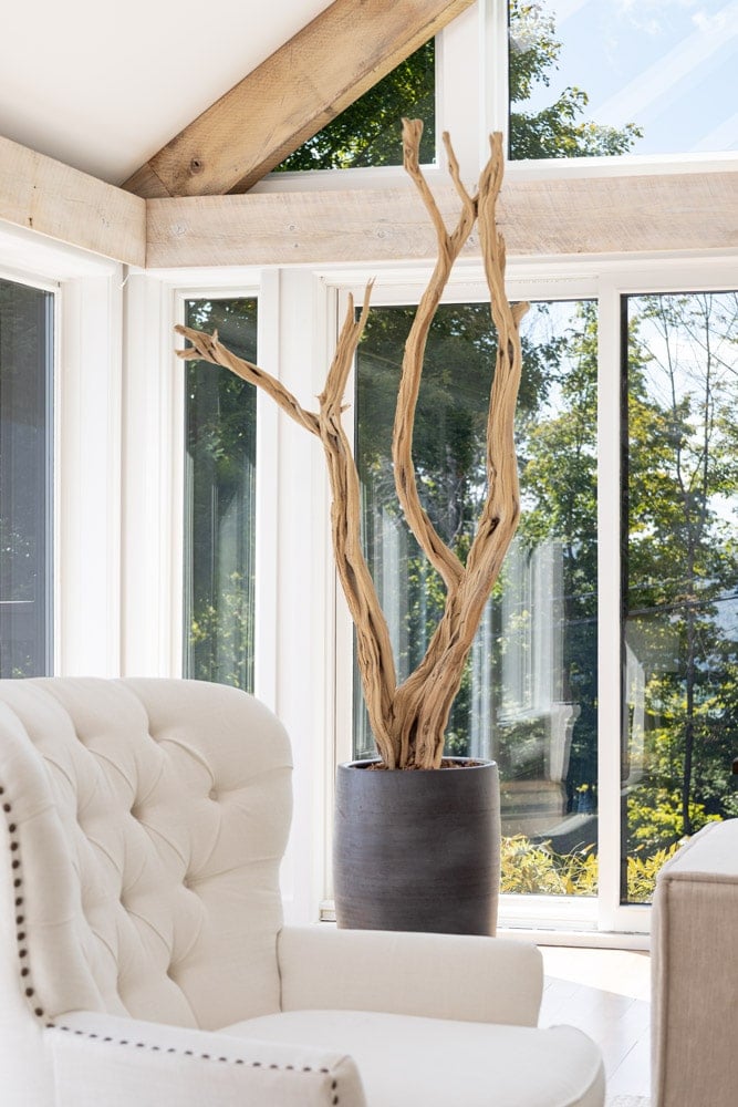 Branche de bois ghostwood arrangement - Décors Véronneau