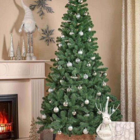 Brown rope Christmas tree basket, 11 x 29,5'' - Décors Véronneau