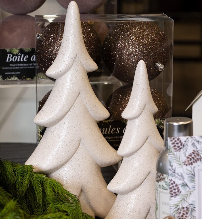 Sapins de table en céramique - Décors Véronneau