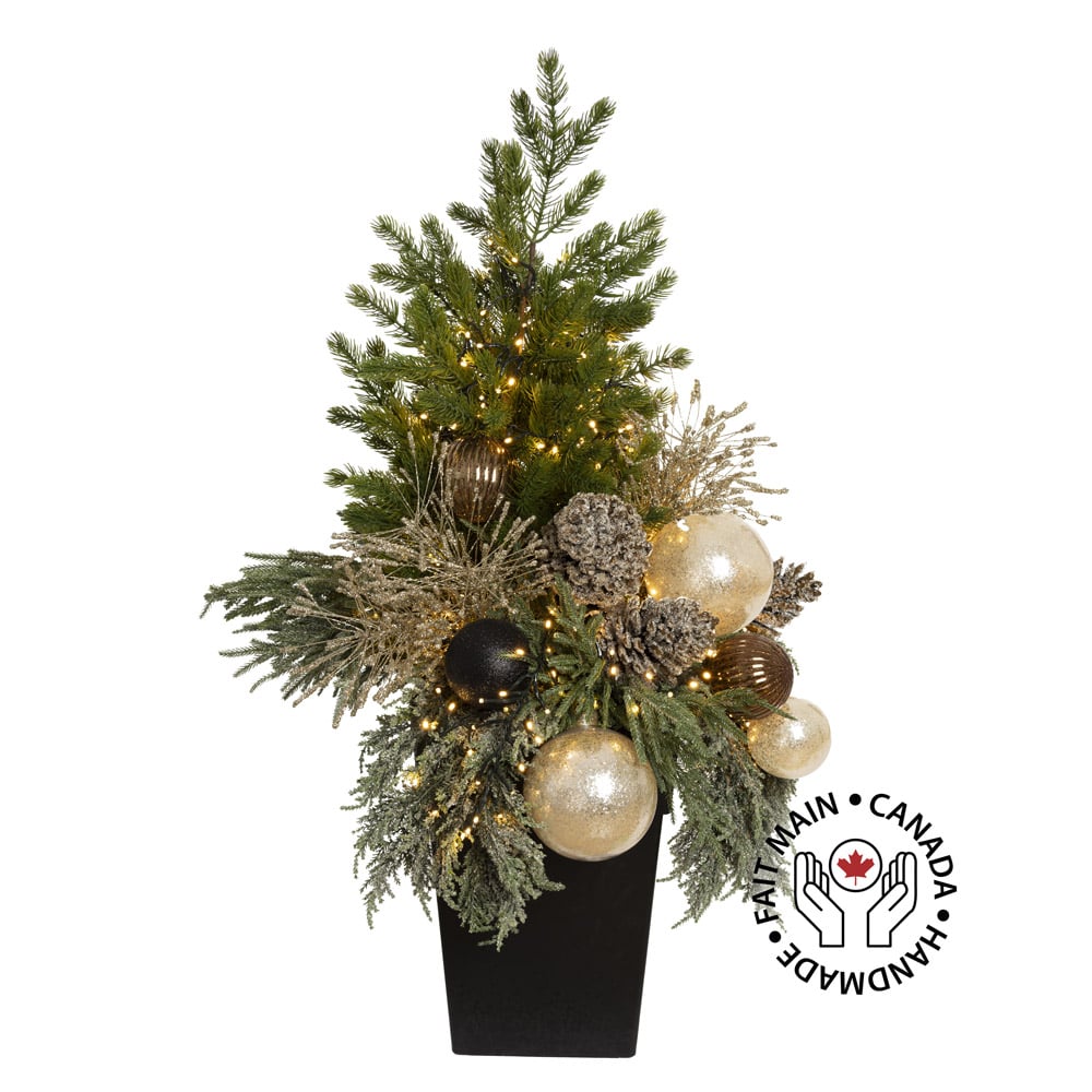 Arrangement festif pour l'extérieur ''Broadway'' - Décors Véronneau