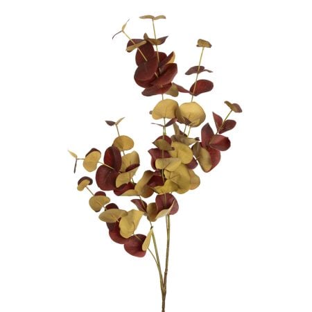 Tige d'eucalyptus cinerea bourgogne artificiel, 38''