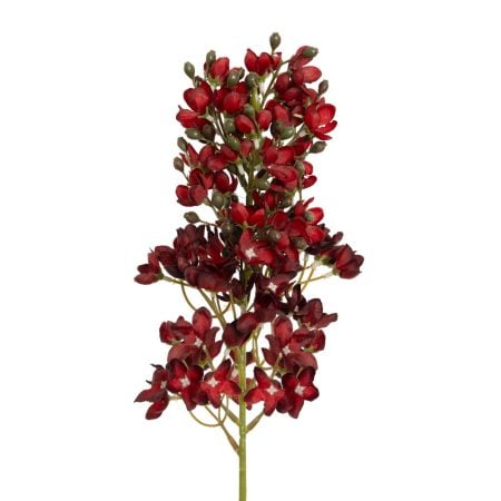 Dark red cherry blossom artificial floral, 26''