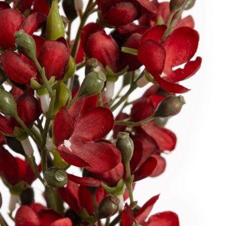 Dark red cherry blossom artificial floral, 26'' - Décors Véronneau