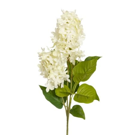 Fleur artificielle lilas ivoire, 30,5''