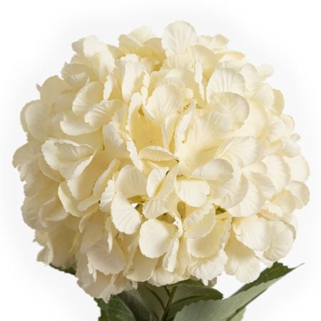 Fleur artificielle hydrangée boule blanche, 29,5'' - Décors Véronneau