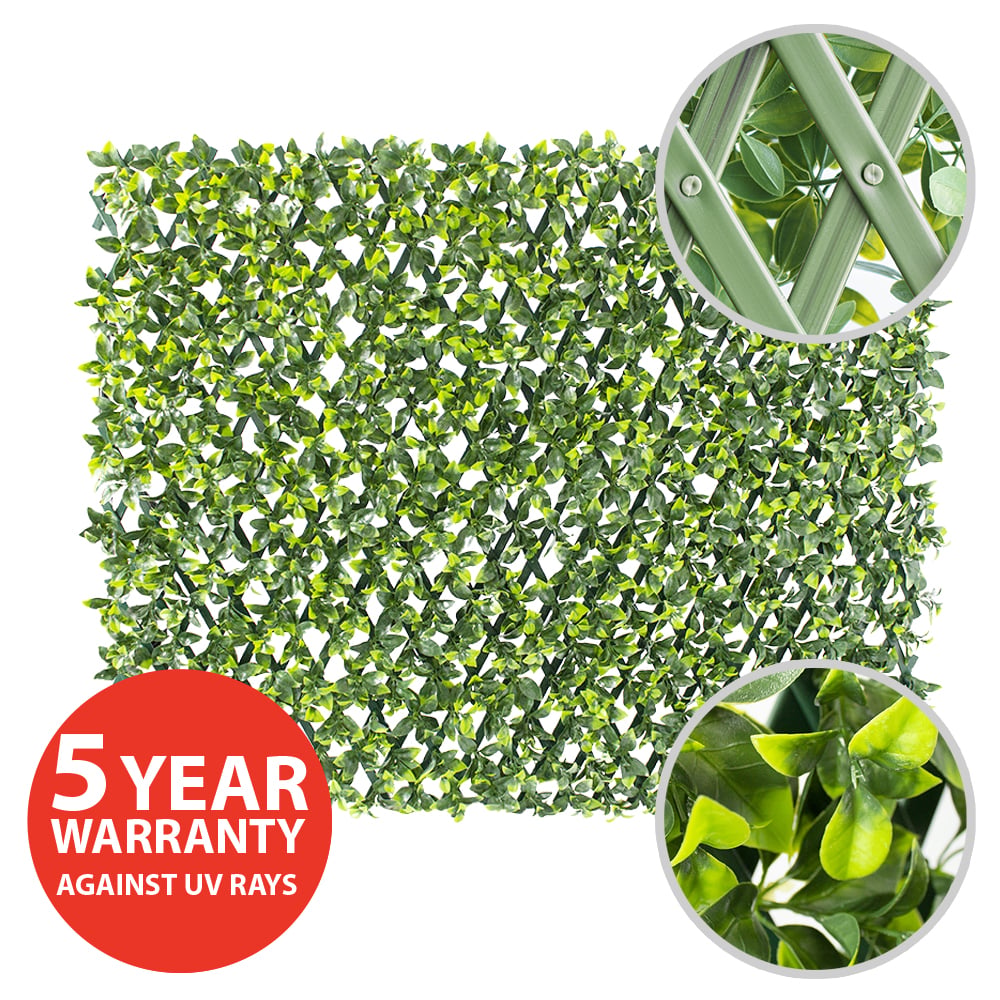 Privacy trellis (green structure) - Décors Véronneau