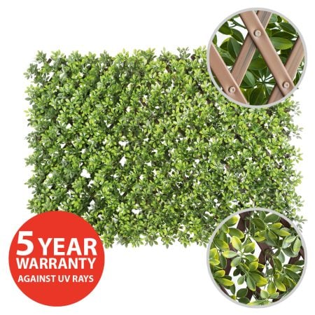 New privacy trellis (brown structure) - Décors Véronneau