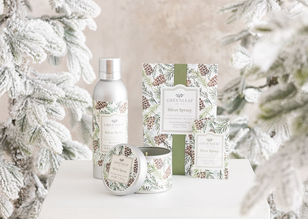 Silver Spruce Christmas tree home fragrance - Décors Véronneau