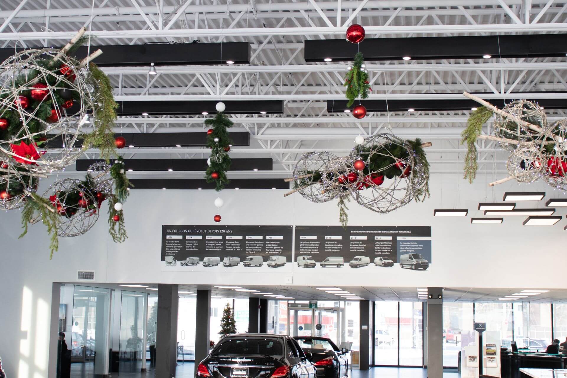 Mercedes dealership - Décors Véronneau