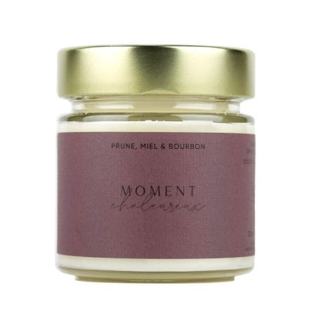 Bougie Moment chaleureux - Prune, bourbon & miel, 230ml
