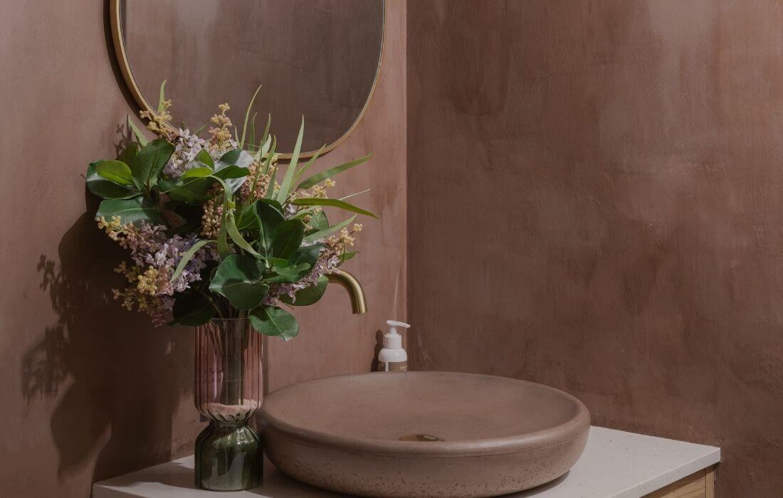 Home decor trend limewash wall bathroom - Décors Véronneau