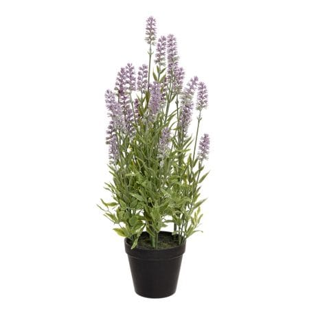 Potted faux lavender plant, 21,5''
