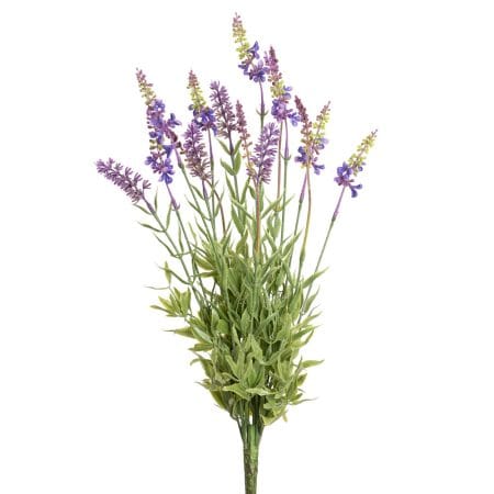 Bouquet de lavande sauvage artificielle, 24''