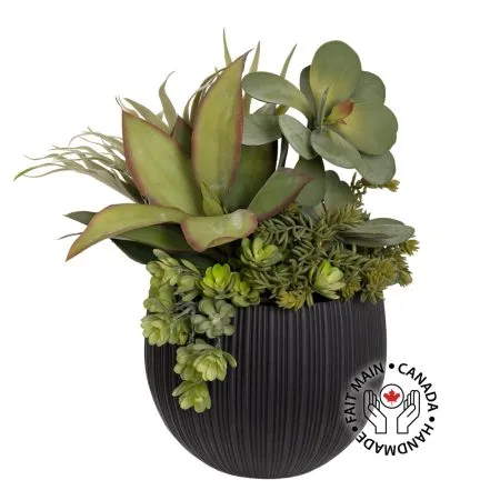 Artificial succulent centerpiece - Dcors Vronneau