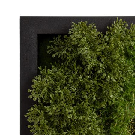 Cadre végétal artificiel avec mousse verte, 12 x 12'' - Décors Véronneau