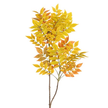 Orange sumac artificial foliage, 43''