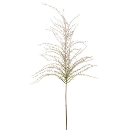 Artificial beige and purple reed grass spray, 57''