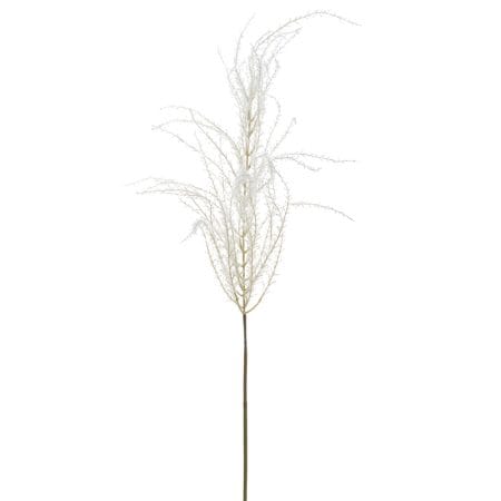 Artificial white reed grass spray, 57''