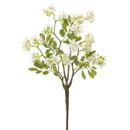 Bouquet de stephanotis blanc artificiel, 22''